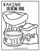 Baking Coloring Book & Worksheets By Teaching Special Ed  TPT sketch template
