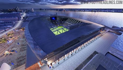 Everton Reveals Final New Stadium Design - Footy Headlines