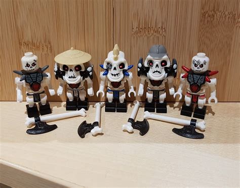 LEGO Ninjago Skeleton Army Minifigure Bundle Kruncha Wyplash Nuckal Skulkin | eBay