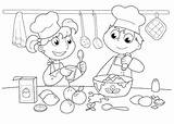 Couple Chef Coloring Page  Free Printable Pages For Kids sketch template