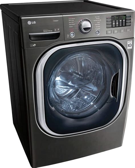 Customer Reviews: LG 4.5 Cu. Ft. High-Efficiency Stackable Front-Load Washer with Steam and ...