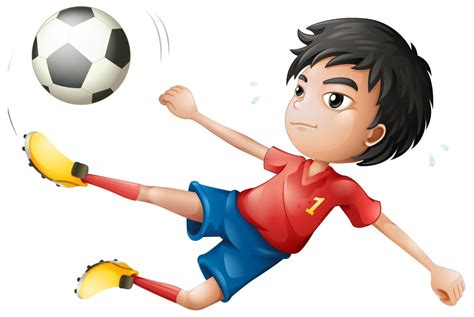 Kids Playing Soccer. Free Cartoon Images - ELSOAR