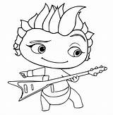 Mini Beat Power Rockers Coloring Pages  Cool sketch template