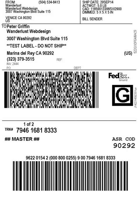 Fedex Express Shipping Label Print - All Are Here