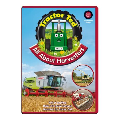 TRACTOR TED: ALL ABOUT HARVESTERS DVD - One32 Farm toys and models