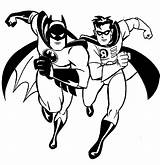 Batman And Robin Coloring Page  Free Printable Pages sketch template