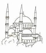 Hagia Sophia Istanbul coloring Page  Turkey For Kids In 2019 sketch template