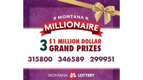 Winning tickets announced for Montana Millionaire