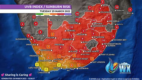 Southern Africa Weather Forecast Maps Tuesday 29 March 2022 - AfriWX