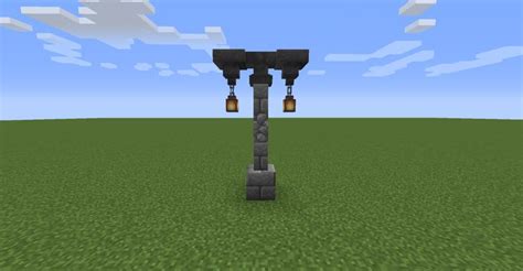 Street lamp design with two hanging lanterns | r/DetailCraft ...