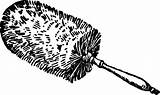 Feather Duster Clipart Clip Vintage Drawing Dusters Down Scroll Outline  sketch template