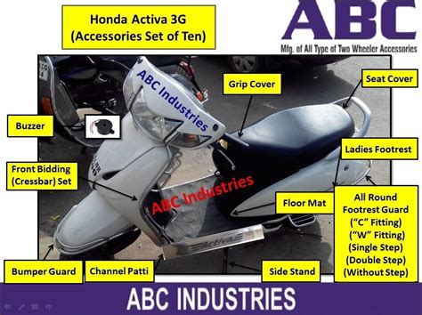 List Of Spare Parts Honda Activa 6g | Reviewmotors.co