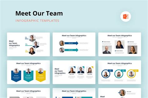 Meet Our Team Infographics 2 | Creative Presentation Templates ~ Creative Market