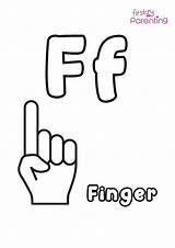 Fingers Coloring Page sketch template