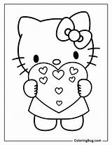 30 Hello Kitty Valentines Coloring Pages Free Printable PDFs sketch template