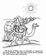 King Solomon Bible Story Coloring Pages  Free Printable sketch template
