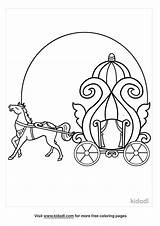 Free Cinderella Carriage Coloring Page  Printables Kidadl sketch template