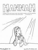 Hannah Coloring Page  Ministry To Children sketch template