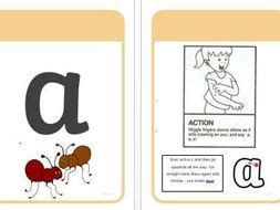 Phase 2 Jolly Phonics Flashcards | Teaching Resources