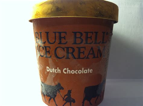 Crazy Food Dude: Review: Blue Bell Dutch Chocolate Ice Cream