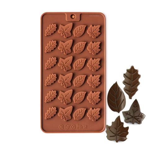 Leaf Medallions Silicone Chocolate Mold