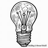 Light Bulb Coloring Pages  Free & Printable sketch template