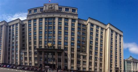 Panoramic View To Building of State Duma, Russian Federation Parliament Editorial Photo - Image ...