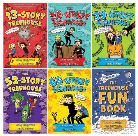 13 STORY TREEHOUSE Series by Andy Griffiths Set of Paperbacks 1-5 PLUS ...