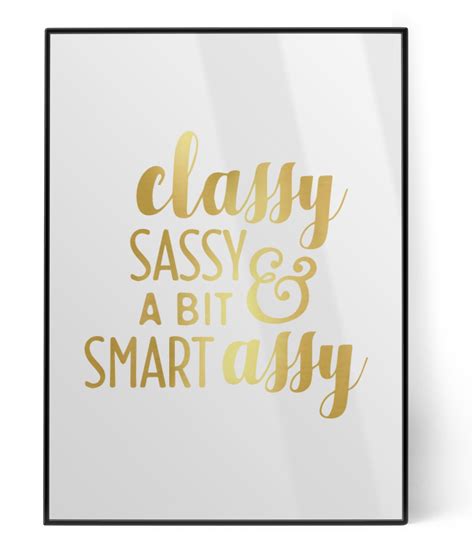 Sassy Quotes Foil Print (Personalized) - YouCustomizeIt