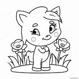 Cute Amy Rose With Flowers Coloring Page 321 270 sketch template