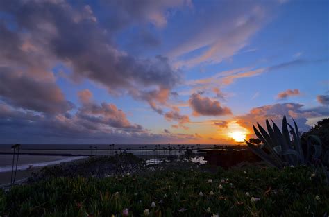 Corona del Mar, Newport Beach sunset between storms « Ashland Daily Photo