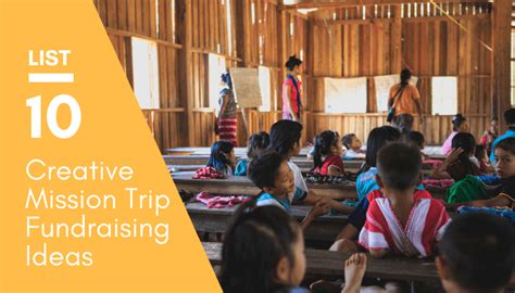 10 effective mission trip fundraising ideas – Artofit