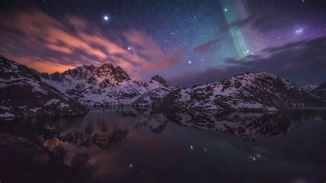 3840x2160 Aurora Constellations Sky Nature 4k 4K ,HD 4k Wallpapers,Images,Backgrounds,Photos and ...