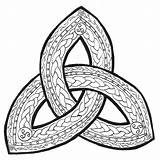 Nice Trinity Celtic Knot coloring Page  Download Print Or Color sketch template