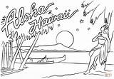 Hawaiian Coloring Pages For Kids sketch template