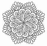 Mandala Sympa  Mandalas Kids Coloring Pages sketch template