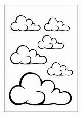 Create Your Own Sky With These Printable Cloud Coloring Pages  sketch template
