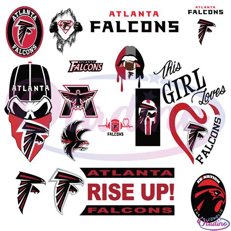 Rise Up Atlanta Falcons Logo Svg Bundle