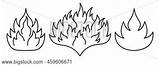 Fire Flames Coloring Pages sketch template