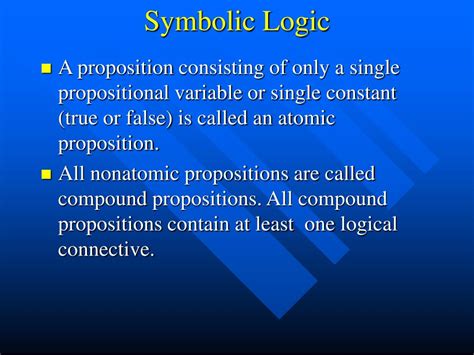 PPT - Symbolic Logic PowerPoint Presentation, free download - ID:484212