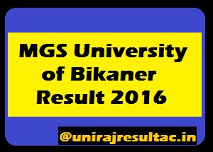 MGSU Bikaner BA Result - TET Info