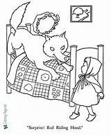 Fairy Tales  Little Red Riding Hood Coloring Pages sketch template