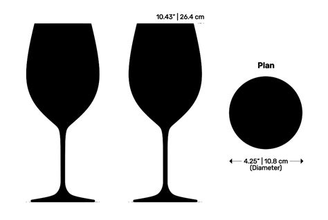 Height Of Standard Wine Glass - Glass Designs