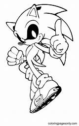 Sonic Exe Coloring Pages Printable For Free Download sketch template