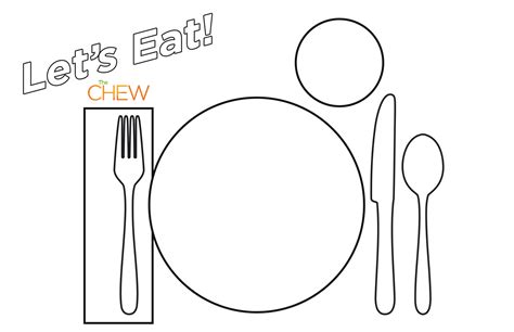 Printable chart, Formal table setting, Coloring pages for boys