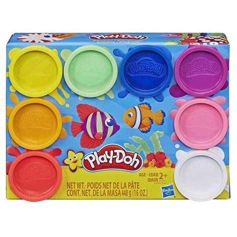 Buy Play-Doh - 8 Pack - Rainbow (E5062) - Rainbow - Free shipping