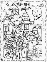 Trick Or Treat Melonheadz sketch template