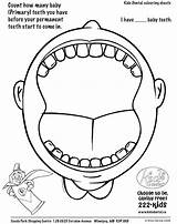 Mouth Coloring Page Sketch sketch template