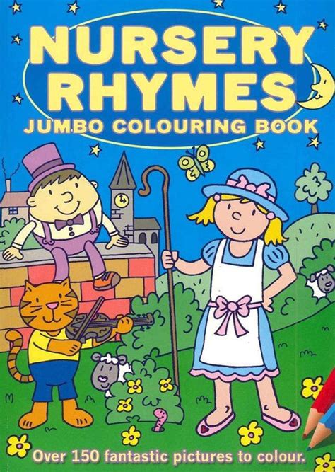 Nursery Rhymes Jumbo Colouring Book - BookXcess Online