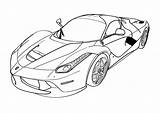 Ferrari coloring Pages  Free Printable sketch template